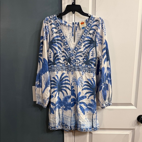 Farm Rio Oasis Printed Romper - Picture 2 of 6